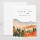 Bohemischer Berg Save The Date (Vorne/Hinten)