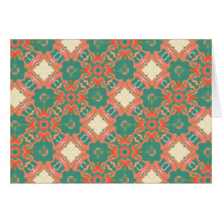 Bohemischer bezaubernder Türkis-Blau-korallenroter