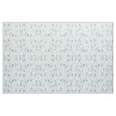 Bohemischer blauer Vintager Pastellschmetterling Stoff (Fat Quarter (45,7 x 55,9 cm))