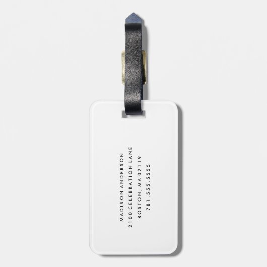 Bohemischer Blumen| Gepäck-Umbau Gepäckanhänger (Rückseite vertikal)