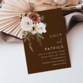 Bohemischer Blumensommer und Hochzeiten Einladung