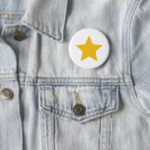 Bohemischer Boho Yellow Gold Star White Button (Beispiel)