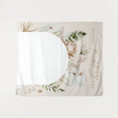 Bohemischer Brautparty aus Pampas Wandteppich (Vorderseite (Horizontal))