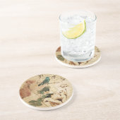 Bohemischer Chic Paris Scripts französisches Getränkeuntersetzer (Seite)