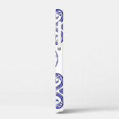 Bohemischer Damast, Schädel nahtlos verzieren. Case-Mate iPhone Hülle (Rückseite / Links)