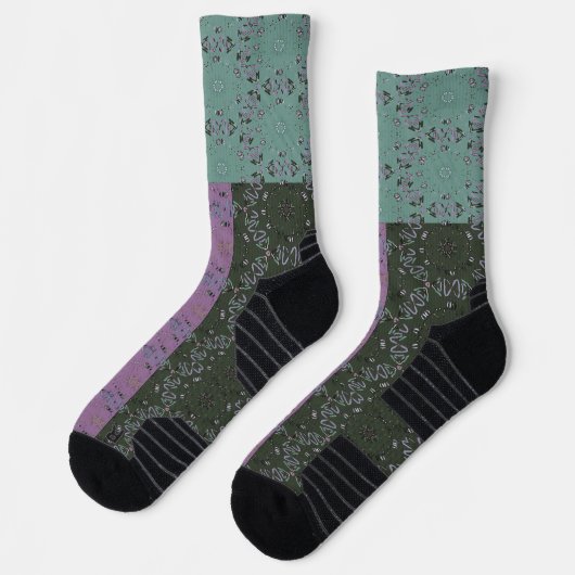Bohemischer Deko Socken (Links)