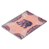 Bohemischer Elefant Notizblock (Linke Seite)