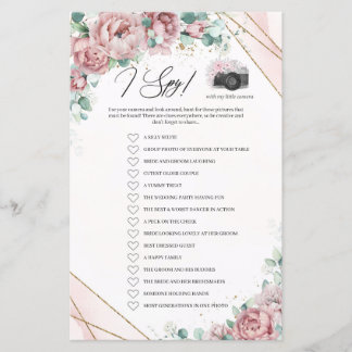 Bohemischer Eukalyptus-Goldrahmen (Blütenblättrig)