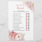 Bohemischer Fall der Liebe Pumpkin, sagte er (Vorderseite)