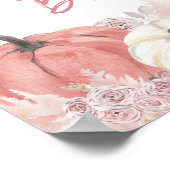 Bohemischer Fall in der Liebe Pumpkin Gast Book Poster (Ecke)