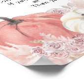 Bohemischer Fall in der Liebe Pumpkin nicht sagen Poster (Ecke)