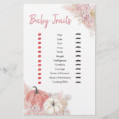 Bohemischer Fall in Liebe Pumpkin Baby Tracks (Vorderseite)