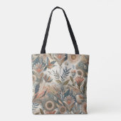 Bohemischer Farbmix und Thema Blume Tasche (Rückseite)