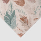 Bohemischer Feather Dance Seidenpapier (Detail)