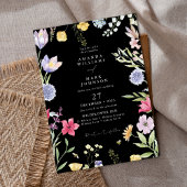 Bohemischer Frühling Botanischer Garten Hochzeit Einladung