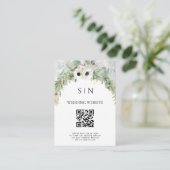 Bohemischer Grüner Park/Garten Begleitkarte (Stehend Vorderseite)