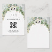 Bohemischer Grüner Park/Garten Begleitkarte (Vorne/Hinten)