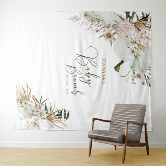 Bohemischer Hintergrund der Boho Baby Brunch-Dekor Wandteppich (Beispiel (Horizontal))