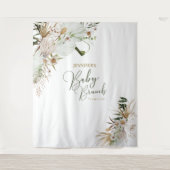 Bohemischer Hintergrund der Boho Baby Brunch-Dekor Wandteppich (Vorderseite)