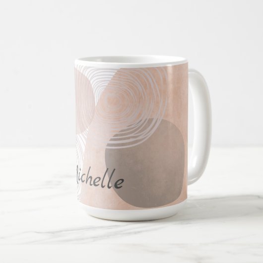 Bohemischer Hintergrund Kaffeetasse (VorderseiteRechts)