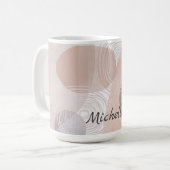 Bohemischer Hintergrund Kaffeetasse (Vorderseite Links)