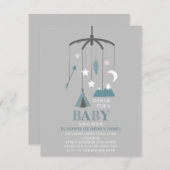 Bohemischer inspirierter beweglicher einladung (Vorne/Hinten)