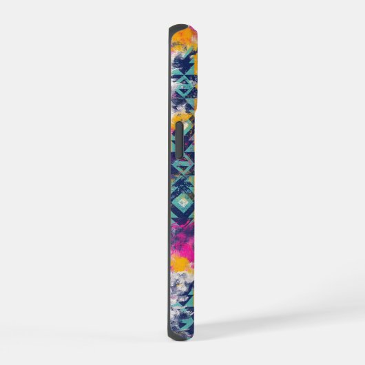 Bohemischer Inspirierter Fall iPhone 15 Hülle (Rechte Seite)