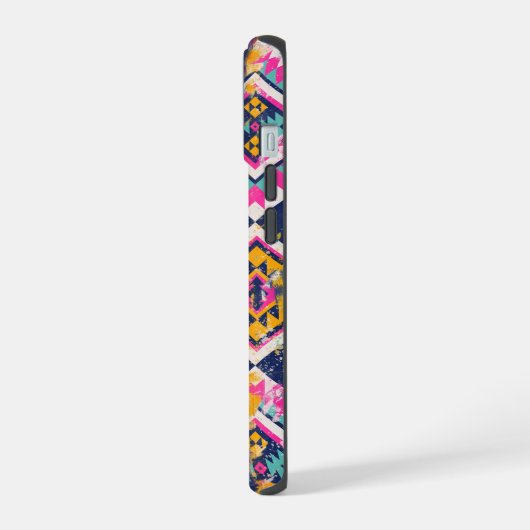 Bohemischer Inspirierter Fall iPhone 15 Hülle (Linke Seite)