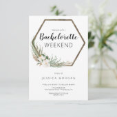 Bohemischer Junggeselinnen-Abschied Einladungskart Einladung (Stehend Vorderseite)