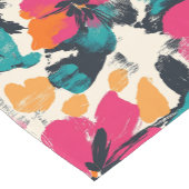 Bohemischer Kaktus- und Blumentisch-Runner Kurzer Tischläufer (Ecke)