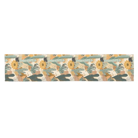 Bohemischer Kaktus- und Blumentisch-Runner Kurzer Tischläufer (Horizontal)
