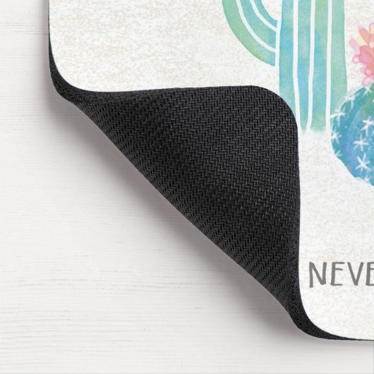 Bohemischer Kaktus | verlasse ich Sie nie Mousepad (Ecke)