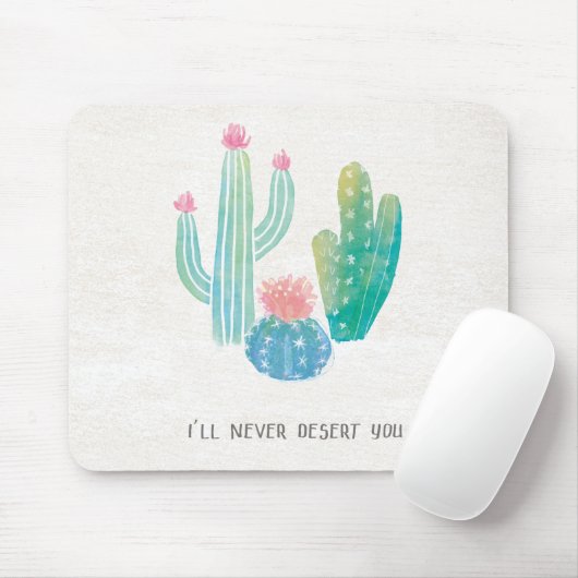 Bohemischer Kaktus | verlasse ich Sie nie Mousepad (Mit Mouse)