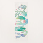 Bohemischer Kaktus Yogamatte (Vorderseite)