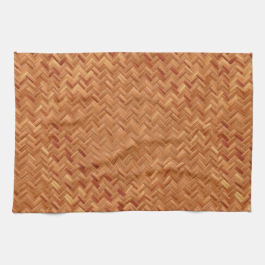 Bohemischer Korbgeflecht Geschirrtuch (Horizontal)