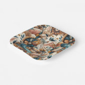 Bohemischer Mix aus aquamarinem Magenta, lila auf Pappteller (Gewinkelt)