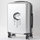 Bohemischer Mond Aufkleber (Koffer)