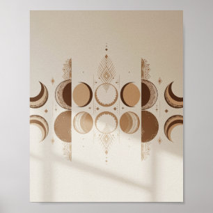 Bohemischer Mondzyklus Poster