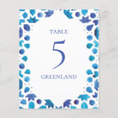 Bohemischer Name der blauen Farbtabelle (Rückseite)