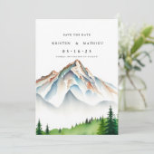 Bohemischer Online-Berg Save The Date (Stehend Vorderseite)