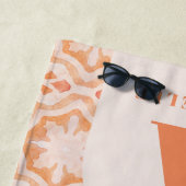 Bohemischer Pastellrosa Strandtuch (Beispiel)