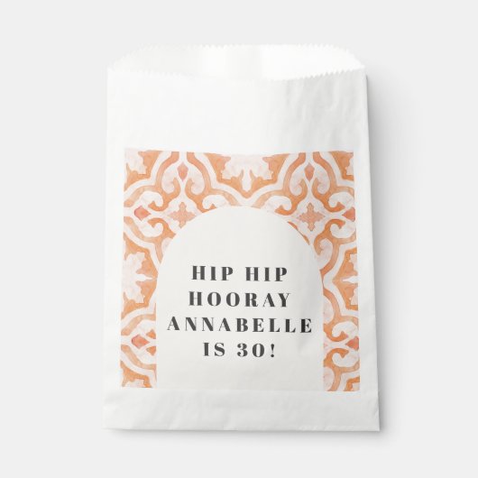 Bohemischer Pastor in Aquarellfarbe Geschenktütchen (Vorderseite)