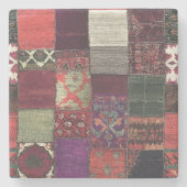 Bohemischer Patchwork Stone Untersetzer (Vorderseite)