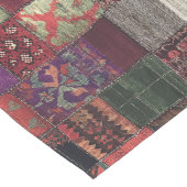 Bohemischer Patchwork-Table-Runner Kurzer Tischläufer (Ecke)