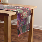 Bohemischer Patchwork-Table-Runner Kurzer Tischläufer (Beispiel)