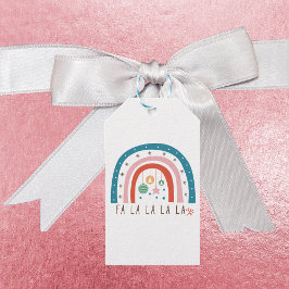 Bohemischer Rainbow Weihnachtsfeiertag Geschenkanhänger