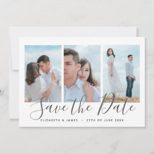 Bohemischer Save the Date-Beach-Hochzeitsempfang Date
