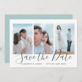 Bohemischer Save the Date-Beach-Hochzeitsempfang Save The Date (Vorne/Hinten)