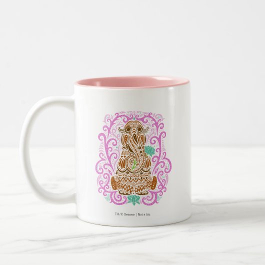 Bohemischer Snuffleupagus Zweifarbige Tasse (Links)