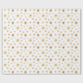 Bohemischer Sonnenschein und Regenbogen in Gelb Geschenkpapier (Flach)